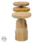 Patara 3000 Doğal Ahşap Mantar Sehpa Takımı