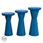 Priene 1003 Doğal Ahşap Mantar Sehpa Takımı