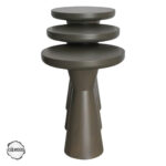 Priene 1005 Doğal Ahşap Mantar Sehpa Takımı