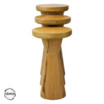 Priene 3000 Doğal Ahşap Mantar Sehpa Takımı