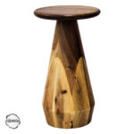 AsilWood 2000 Alinda Stil Ceviz Doğal Ahşap Mantar Sehpa 45x33 cm