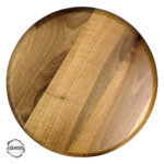 AsilWood 2000 Ceviz Doğal Ahşap Mantar Sehpa 53x33 cm