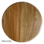 Kayın Doğal Ahşap Yuvarlak Tablalı Kafe Bistro Bar Taburesi Thonet Sandalye