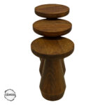 Alinda 1002 Doğal Ahşap Mantar Sehpa Takımı