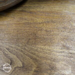 Alinda 1002 Doğal Ahşap Dokulu Yüzeyli Mantar Sehpa Takımı