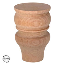 CNC Torna Ayak Doğal Ahşap Mobilya Ayağı