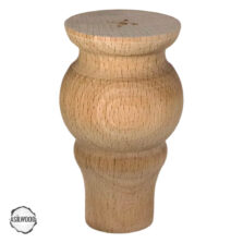 CNC Torna Ayak Doğal Ahşap Mobilya Ayağı