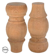 CNC Torna Ayak Doğal Ahşap Mobilya Ayağı