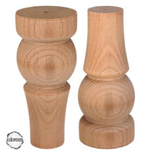 CNC Torna Ayak Doğal Ahşap Mobilya Ayağı