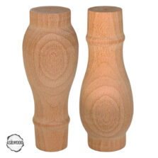 CNC Torna Ayak Doğal Ahşap Mobilya Ayağı