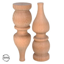 CNC Torna Ayak Doğal Ahşap Mobilya Ayağı