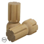 CNC Torna Ayak Doğal Ahşap Mobilya Ayağı (AWC.135.8.15)