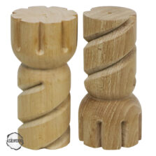 CNC Torna Ayak Doğal Ahşap Mobilya Ayağı (AWC.136.8.15)