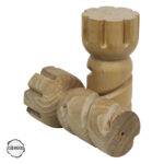 CNC Torna Ayak Doğal Ahşap Mobilya Ayağı (AWC.136.8.15)