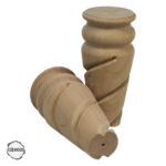 CNC Torna Ayak Doğal Ahşap Mobilya Ayağı (AWC.137.8.15)