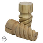 CNC Torna Ayak Doğal Ahşap Mobilya Ayağı (AWC.138.8.15)