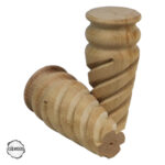 CNC Torna Ayak Doğal Ahşap Mobilya Ayağı (AWC.139.8.15)