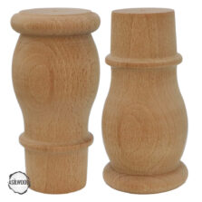 CNC Torna Ayak Doğal Ahşap Mobilya Ayağı (AWC.149.15)