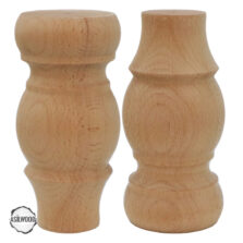 CNC Torna Ayak Doğal Ahşap Mobilya Ayağı (AWC.151.15)