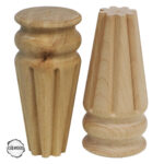 CNC Torna Ayak Doğal Ahşap Mobilya Ayağı (AWC.157.8.15)