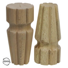 CNC Torna Ayak Doğal Ahşap Mobilya Ayağı (AWC.158.8.15)