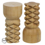 CNC Torna Ayak Kozalak Biçim Doğal Ahşap Mobilya Ayağı (AWC.141.8.15)