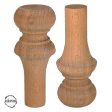 CNC Torna Ayak Doğal Ahşap Mobilya Ayağı