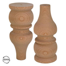 CNC Torna Ayak Doğal Ahşap Mobilya Ayağı