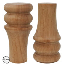 CNC Torna Ayak Lamba Biçimli Doğal Ahşap Mobilya Ayağı (AWC.147.8.15)