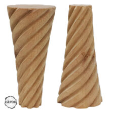 CNC Torna Ayak Doğal Ahşap Mobilya Ayağı