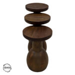 Lidya 4000 Doğal Ahşap Mantar Sehpa Takımı