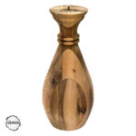 Vazo Biçimli 72 cm Ahşap Sehpa Ayağı